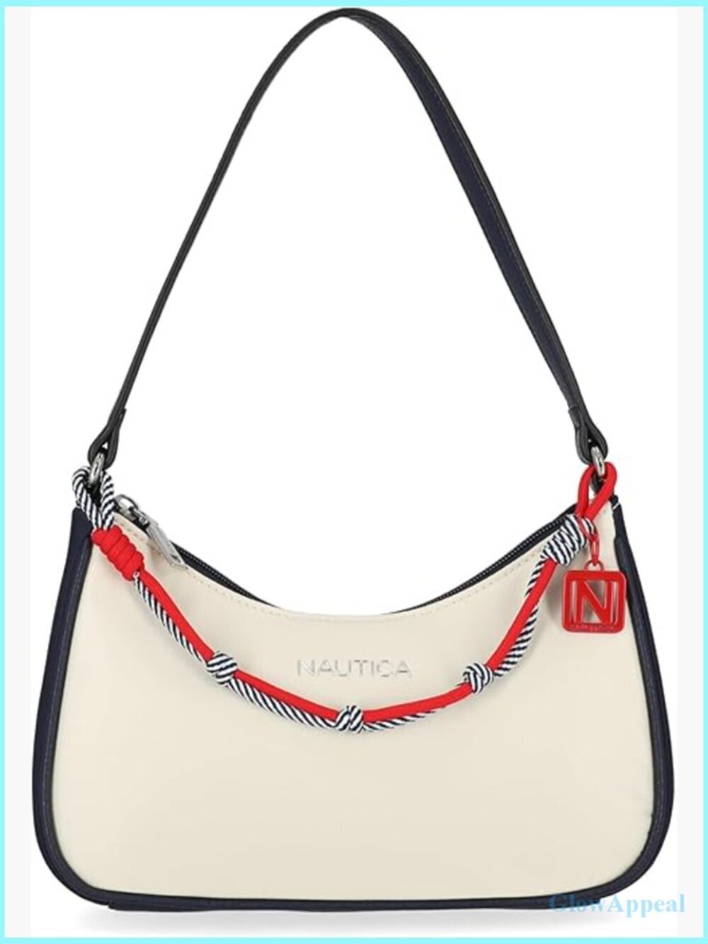 Vegan Leather Hobo Bag Large Shoulder Handbag Zipper Closure